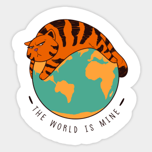 Cat World Sticker